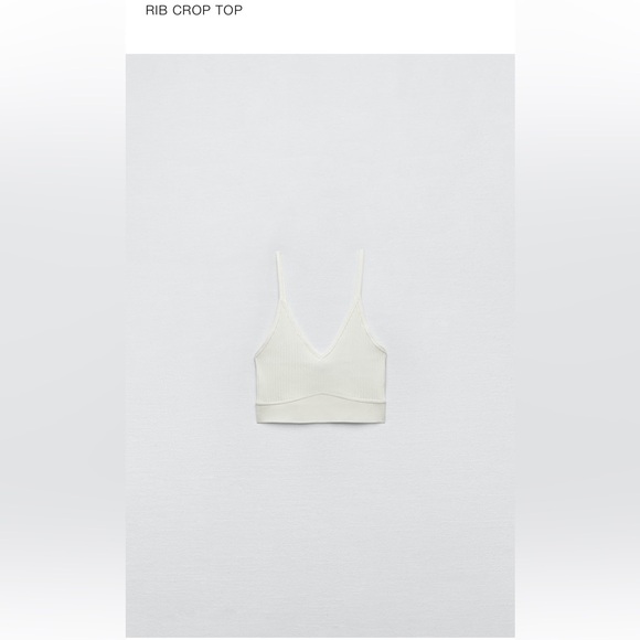Zara Rib Crop Top - Picture 4 of 5